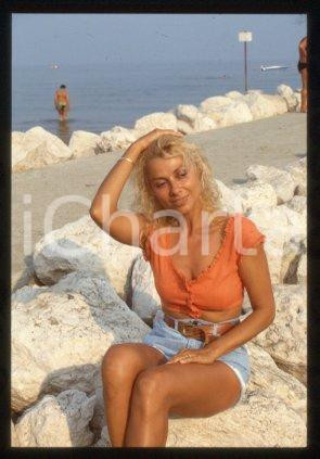 35mm vintage slide* 1985 ca ITALIA Rossella GARDINI Ritratto di attrice (32)