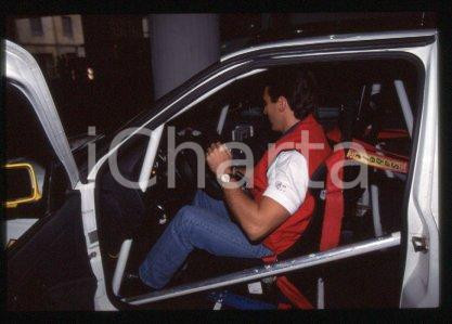 35mm vintage slide* 1994 SAN REMO RALLY Daniel DUCRUET at the car (40)