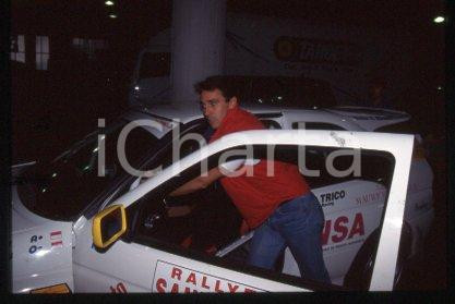 35mm vintage slide* 1994 SAN REMO RALLY Daniel DUCRUET at the car (43)