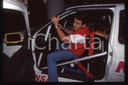 35mm vintage slide* 1994 SAN REMO RALLY Daniel DUCRUET at the car (44)
