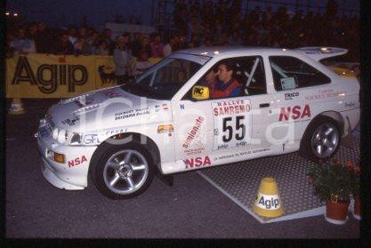 35mm vintage slide* 1994 SAN REMO RALLY Daniel DUCRUET in the car (56)