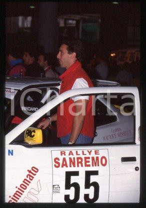 35mm vintage slide* 1994 SAN REMO RALLY Daniel DUCRUET at the car (71)