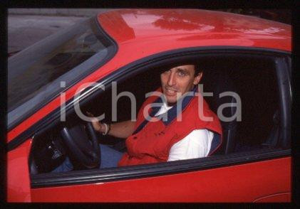 35mm vintage slide* 1994 ca SAN REMO Daniel DUCRUET in the car (90)