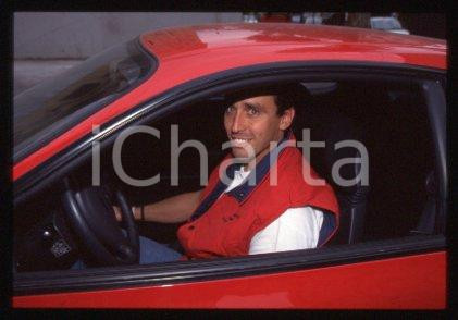35mm vintage slide* 1994 ca SAN REMO Daniel DUCRUET in the car (92)