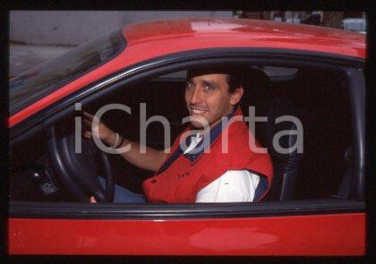 35mm vintage slide* 1994 ca SAN REMO Daniel DUCRUET in the car (91)