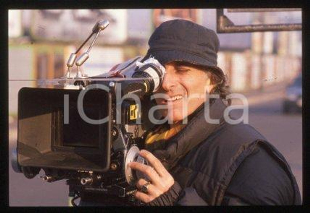 35mm vintage slide* 1990 ca MILAN Italian film director Ruggero DEODATO (1)