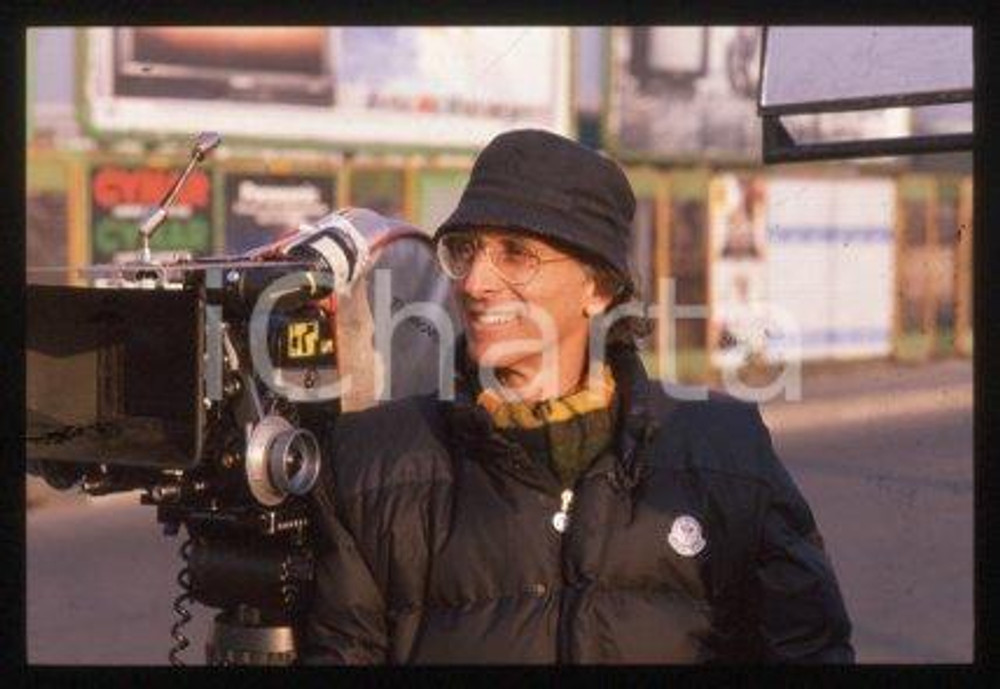 35mm vintage slide* 1990 ca MILAN Italian film director Ruggero DEODATO (3)