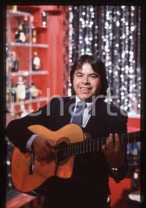 35mm vintage slide* 1985 MUSIC Portrait of guitarist Angel "PATO" GARCIA (2)