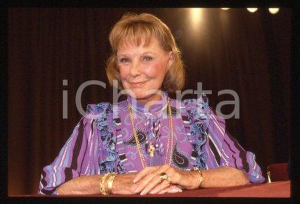 35mm vintage slide* 1985 ca CINEMA American actress June ALLYSON (33)