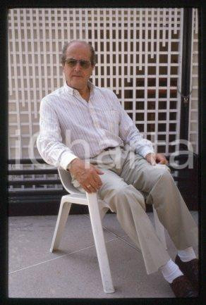 35mm vintage slide* 1985 ca CINEMA film director Manoel de OLIVEIRA (13)