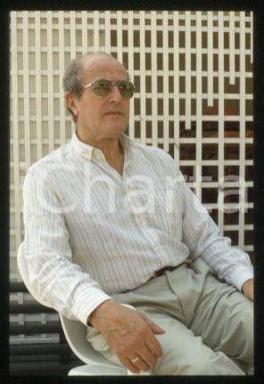 35mm vintage slide* 1985 ca CINEMA film director Manoel de OLIVEIRA (15)
