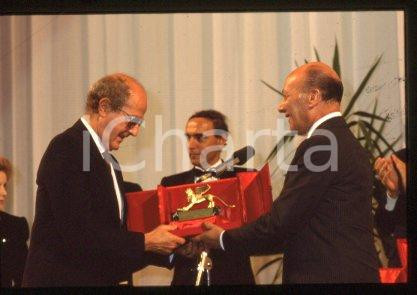 35mm vintage slide* 1985 ca VENICE Film director Manoel de OLIVEIRA (38)