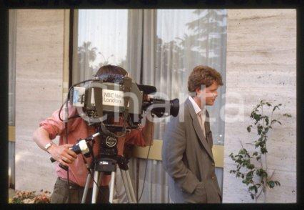 35mm vintage slide* 1985 NBC NEWS Brother of Princess Diana Charles SPENCER (9)