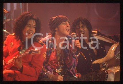 35mm vintage slide* 1989 ca SANREMO - American singer LITTLE STEVEN (32)