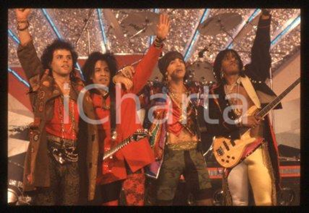 35mm vintage slide* 1989 ca SANREMO - American singer LITTLE STEVEN (35)