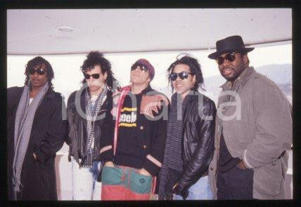 35mm vintage slide* 1989 ca SANREMO - American singer LITTLE STEVEN (37)