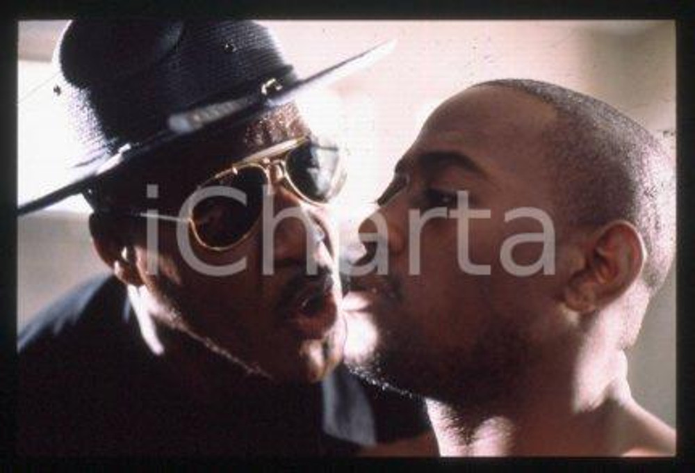 35mm vintage slide* 1997 CINEMA "FIRST TIME FELON" Omar EPPS, Delroy LINDO (2)
