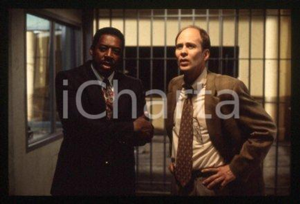 35mm vintage slide* 1997 CINEMA "OZ" TV Series Ernie HUDSON, Terry KINNEY (2)