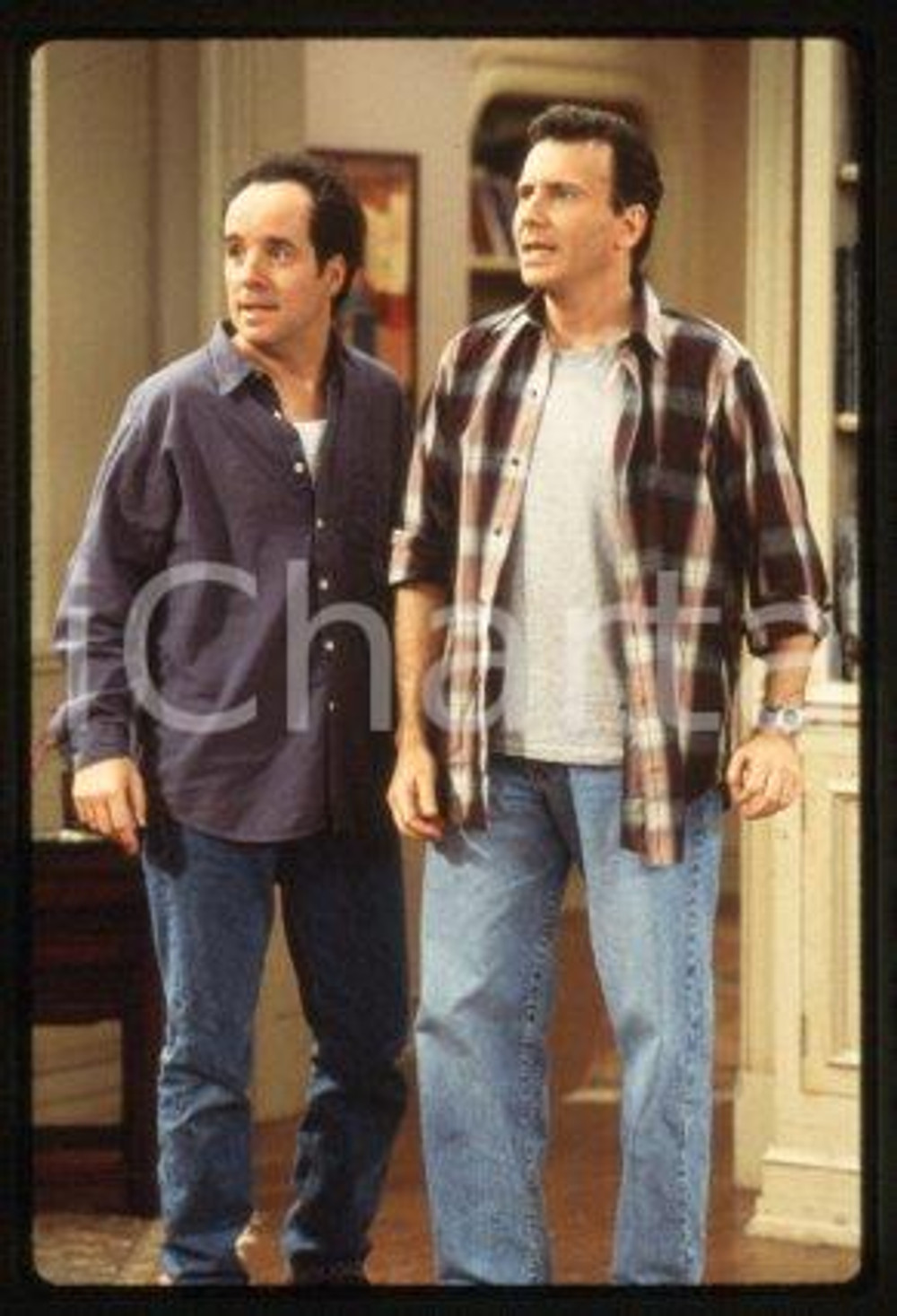 35mm vintage slide* 1997 CINEMA "MAD ABOUT YOU" John PANKOW, Paul REISER (2)