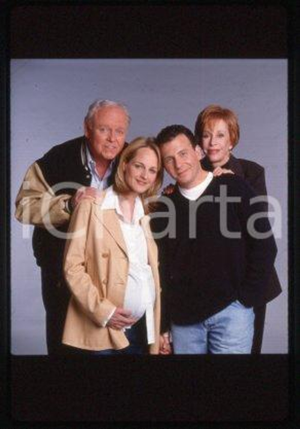 35mm vintage slide* 1997 CINEMA "MAD ABOUT YOU" Helen HUNT, Carroll O'CONNOR (4)