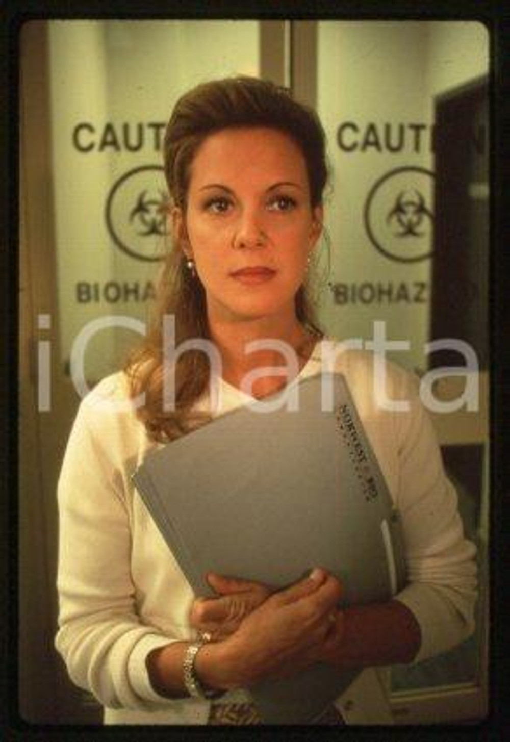 35mm vintage slide* 1997 CINEMA TV Movie "CLONED" Elizabeth PERKINS (1)