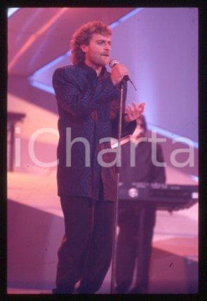 35mm vintage slide* 1986 ca MUSIC Michael CRETU musician, singer (2)
