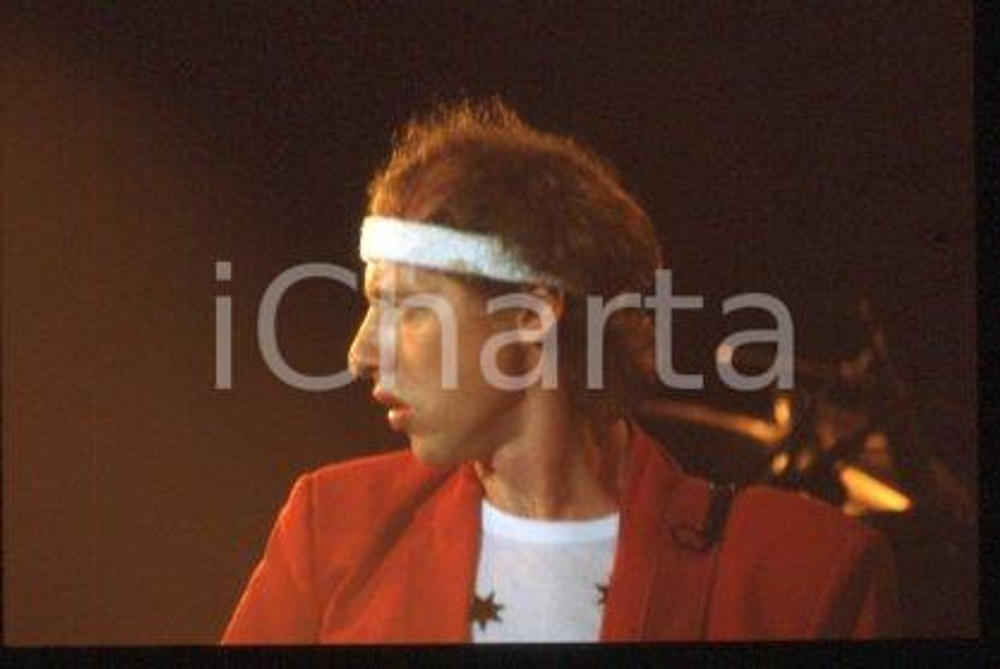 35mm vintage slide* 1985 MUSIC British rock band DIRE STRAITS Mark KNOPFLER (2)
