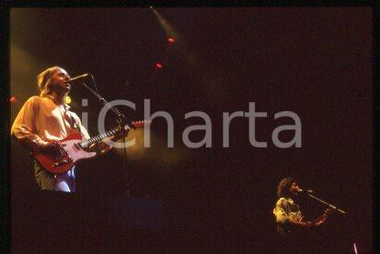 35mm vintage slide* 1992 MUSIC British rock band DIRE STRAITS Mark KNOPFLER (78)