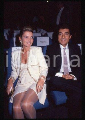 35mm vintage slide* 1990 ca CINEMA Spanish actor Andrés PAJARES & wife (46)