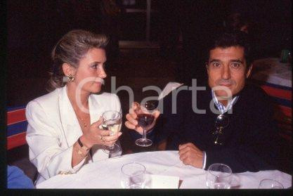 35mm vintage slide* 1990 ca CINEMA Spanish actor Andrés PAJARES & wife (38)