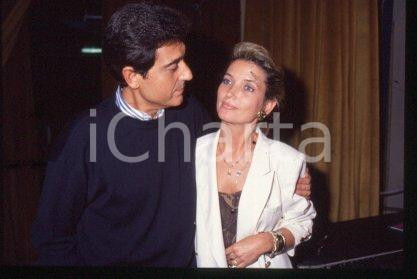 35mm vintage slide* 1990 ca CINEMA Spanish actor Andrés PAJARES & wife (39)