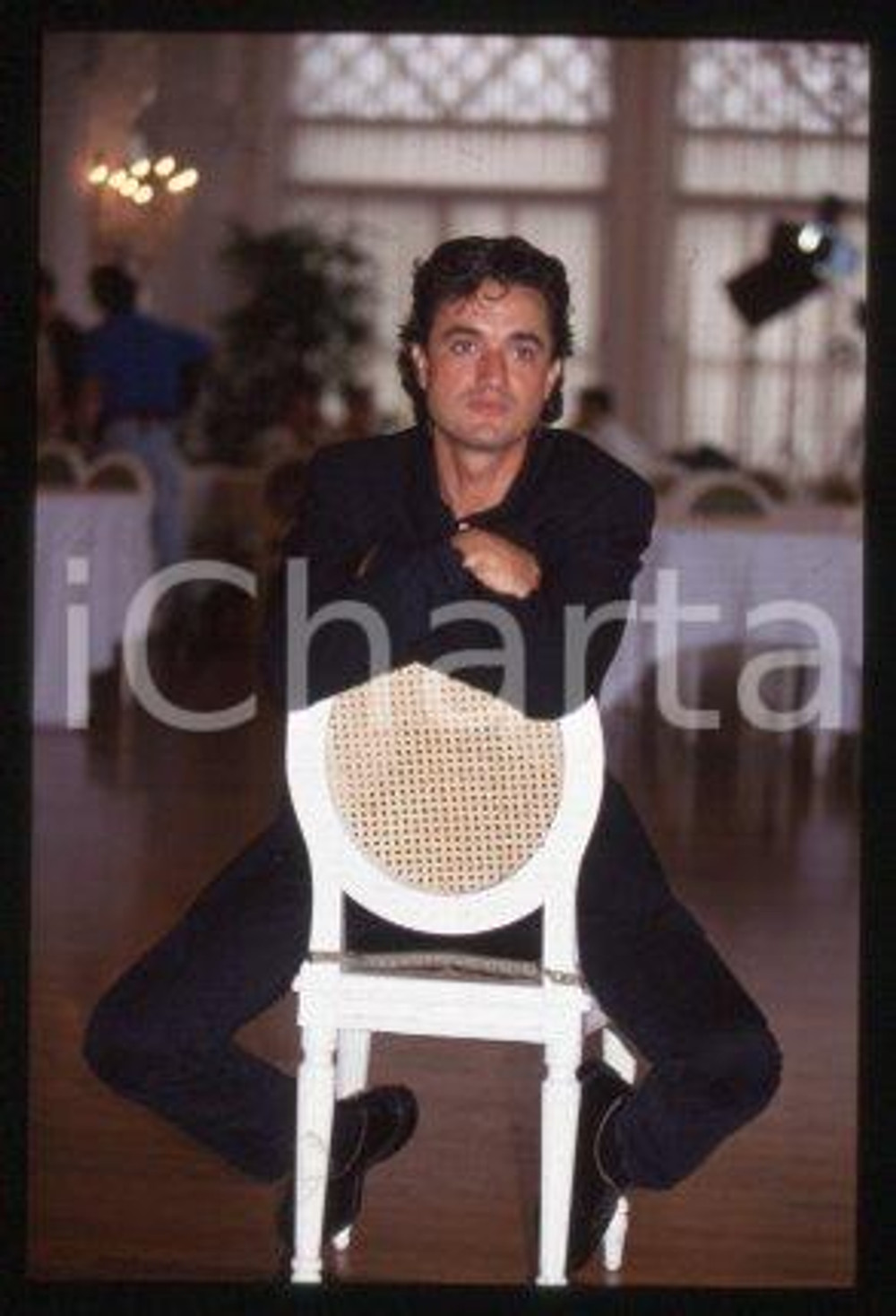 35mm vintage slide* 1992 ca VENICE film director of "THE EAST" Giulio BASE (9)