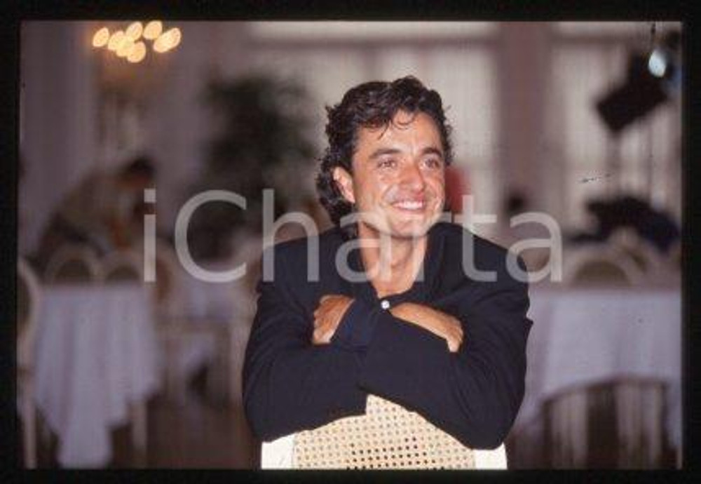 35mm vintage slide* 1992 ca VENICE film director of "THE EAST" Giulio BASE (11)