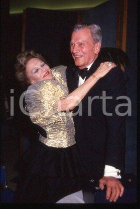 35mm vintage slide* 1981 ca CANNES Joseph COTTEN and wife Patricia MEDINA (35)