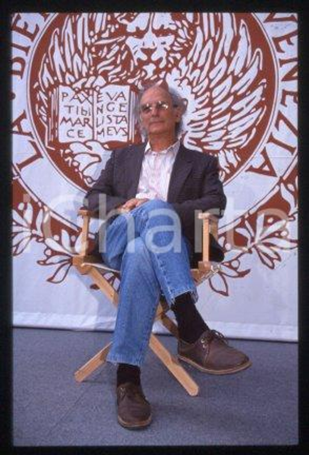 35mm vintage slide* 1993  VENICE Film Festival film director Carlos SAURA (11)