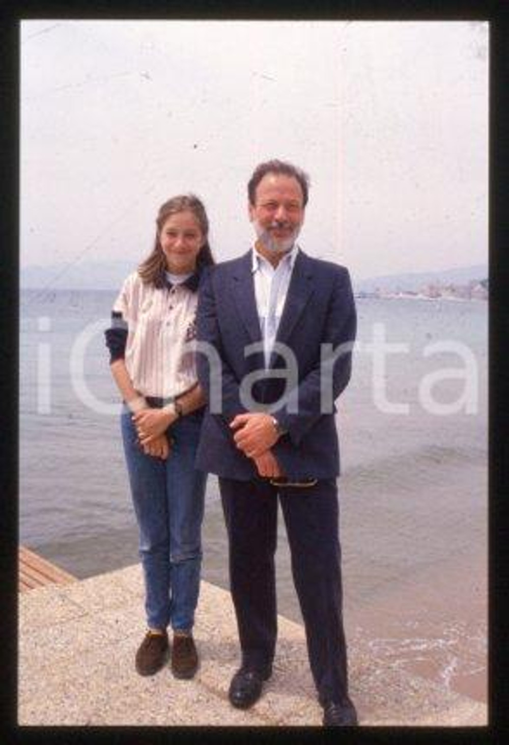 35mm vintage slide* 1988 CANNES Film Festival Chris MENGES & Jodhi MAY (24)