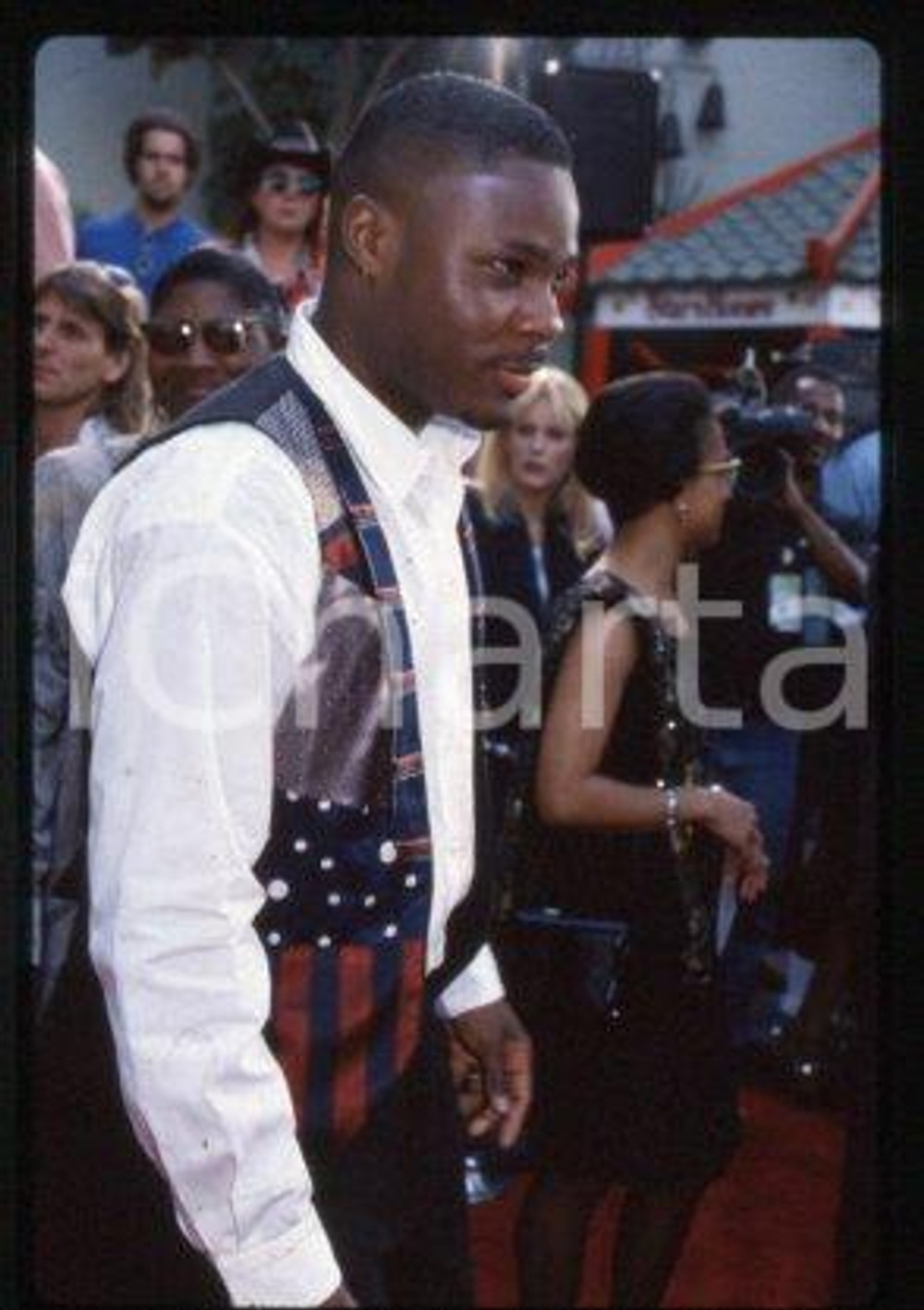 35mm vintage slide* 1990 ca TV SHOW "I Robinson" attore Malcolm-Jamal WARNER (1)