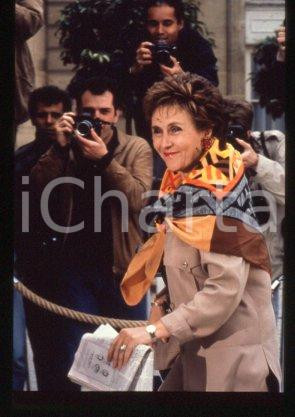 35mm vintage slide* 1991 ca POLITICS French Prime Minister Édith CRESSON (9)