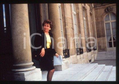 35mm vintage slide* 1991 PARIS French Prime Minister Édith CRESSON (13)