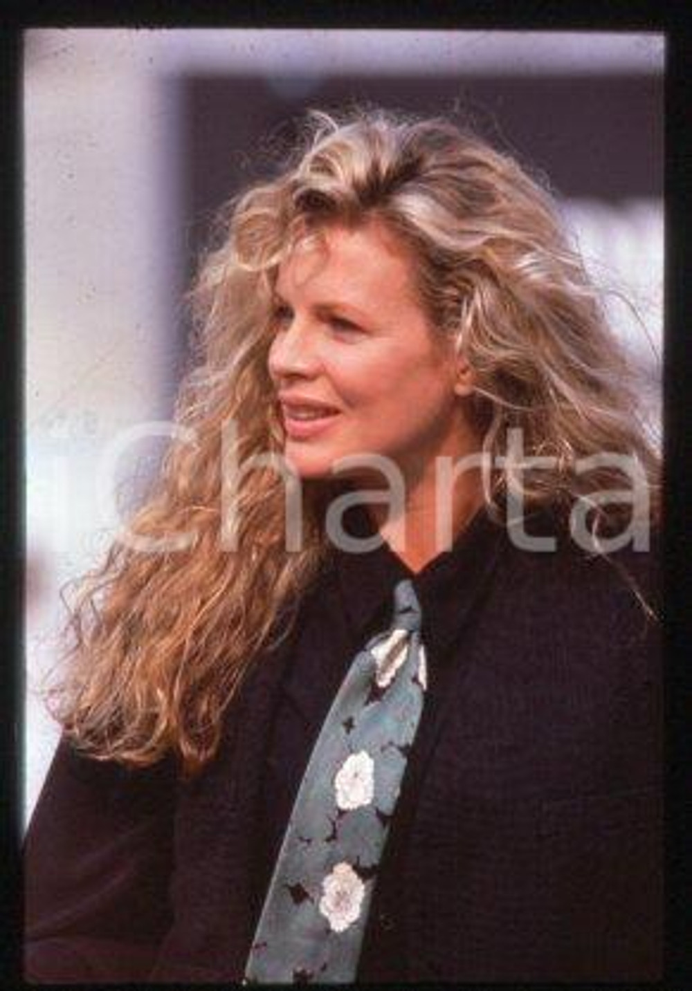 35mm vintage slide* 1989 DEAUVILLE Film Festival actress Kim BASINGER (44)