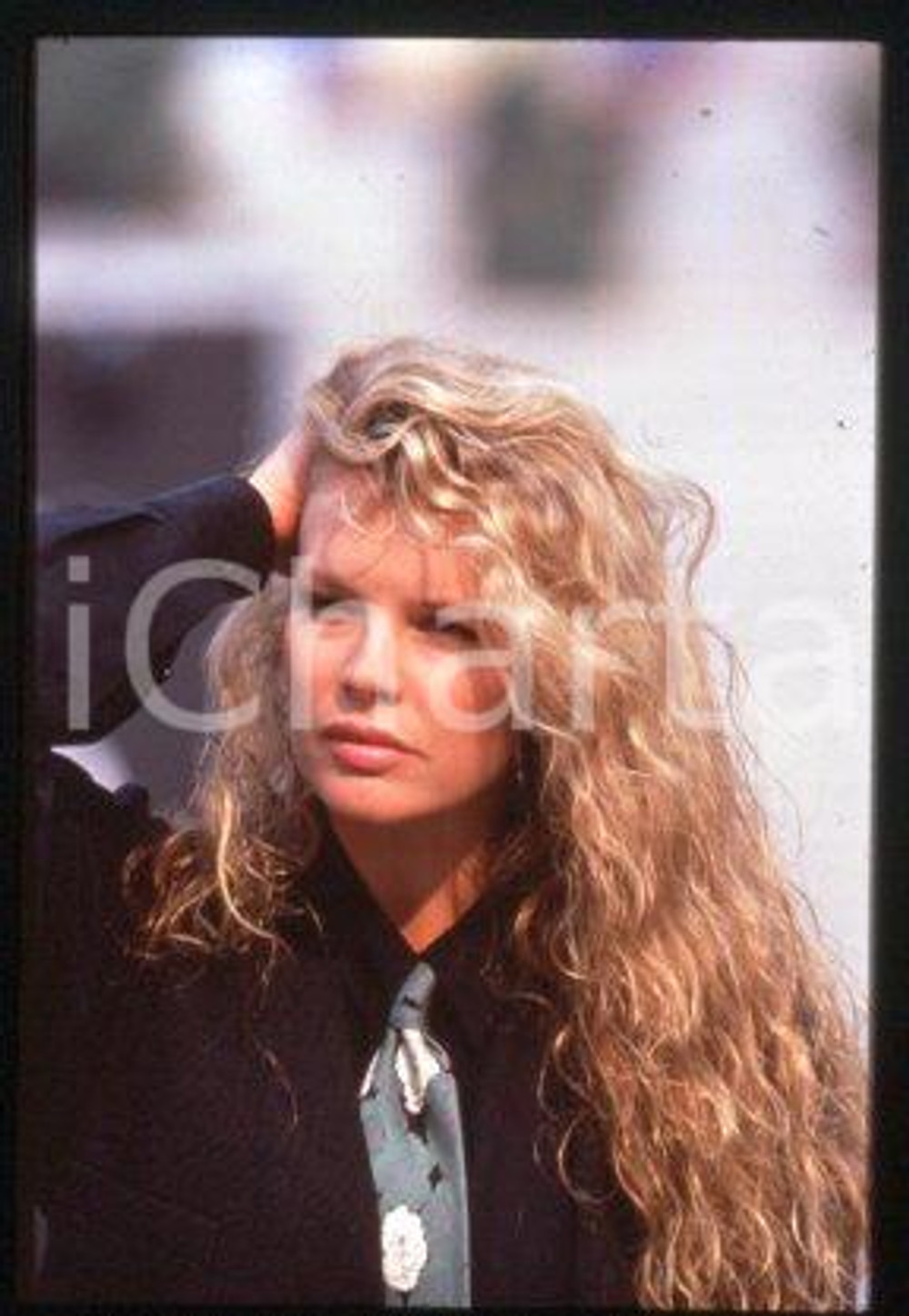 35mm vintage slide* 1989 DEAUVILLE Film Festival actress Kim BASINGER (45)