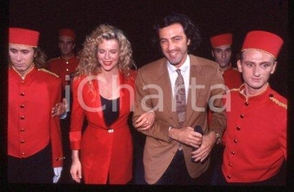 35mm vintage slide* 1990 CINEMA Kim BASINGER and Luca BARBARESCHI (49)