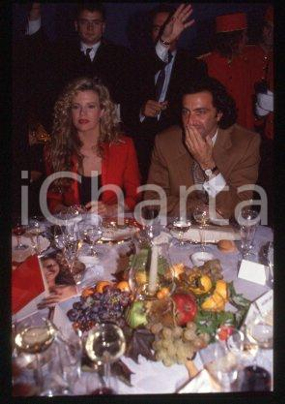 35mm vintage slide* 1990 CINEMA Kim BASINGER and Luca BARBARESCHI (50)