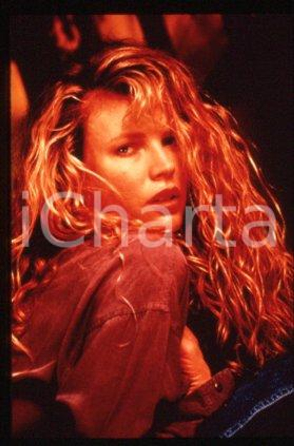 35mm vintage slide* 1990 ca CINEMA American actress & model Kim BASINGER (83)