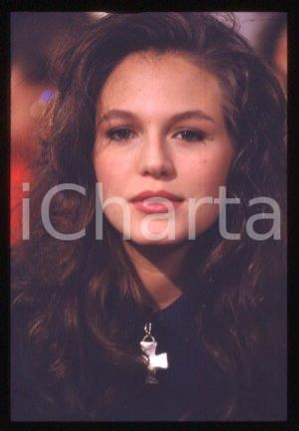 35mm vintage slide* 1991 RAI DUE - CIAO WEEKEND American actress Noelle BECK (6)