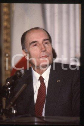 35mm vintage slide* 1990ca POLITICS President of France François MITTERRAND (11)