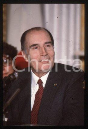 35mm vintage slide* 1990ca POLITICS President of France François MITTERRAND (13)