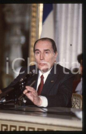 35mm vintage slide* 1990ca POLITICS President of France François MITTERRAND (17)