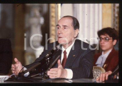 35mm vintage slide* 1990ca POLITICS President of France François MITTERRAND (18)