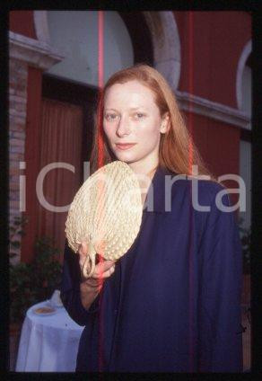 35mm vintage slide* 1992 VENICE Film Festival British actress Tilda SWINTON (4)